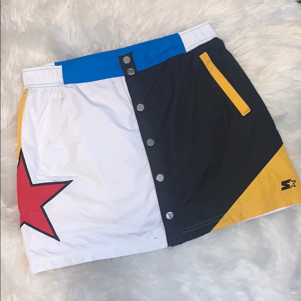 Starter Black Label Button Down Skirt